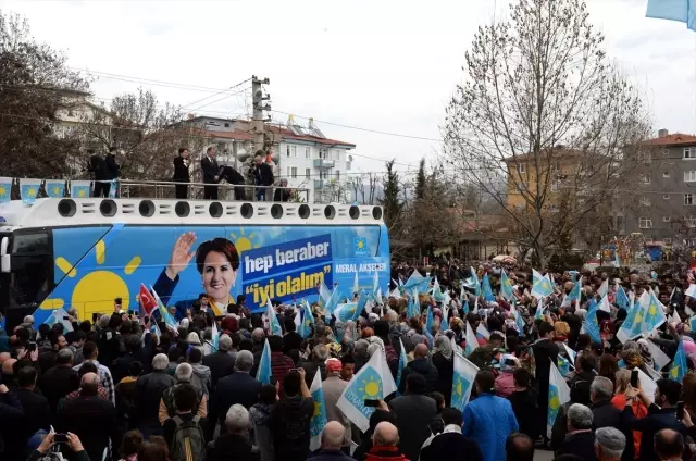 İyi Parti Genel Başkanı Akşener Tokat'ta