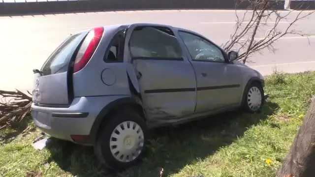 Otomobili Karayoluna Düşmekten Ağaç Kurtardı Otomobili Karayoluna Düşmekten Ağaç Kurtardı