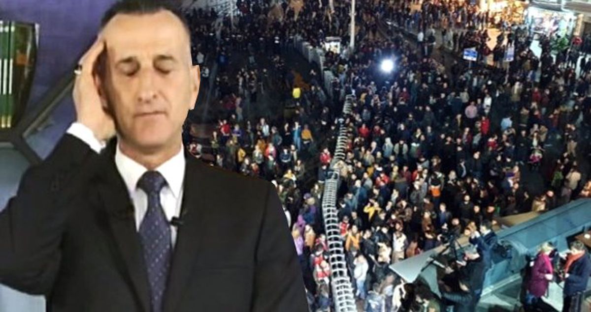 Sunucu, Ezan Protestosuna Canlı Yayında Ezan Okuyarak Tepki Gösterdi