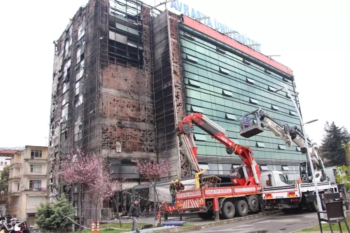 Avrasya Üniversitesi'ndeki Yangının Ardından