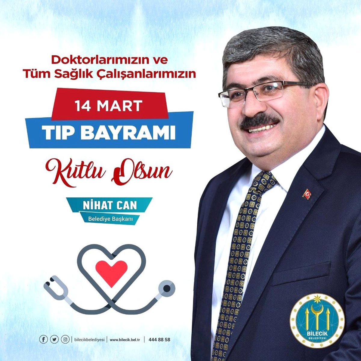 Başkan Can'ın 14 Mart Tıp Bayramı Mesajı