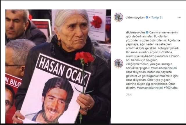 Didem Soydan'a Terör Örgütü Propagandası Yaptığı Gerekçesiyle Soruşturma Açıldı