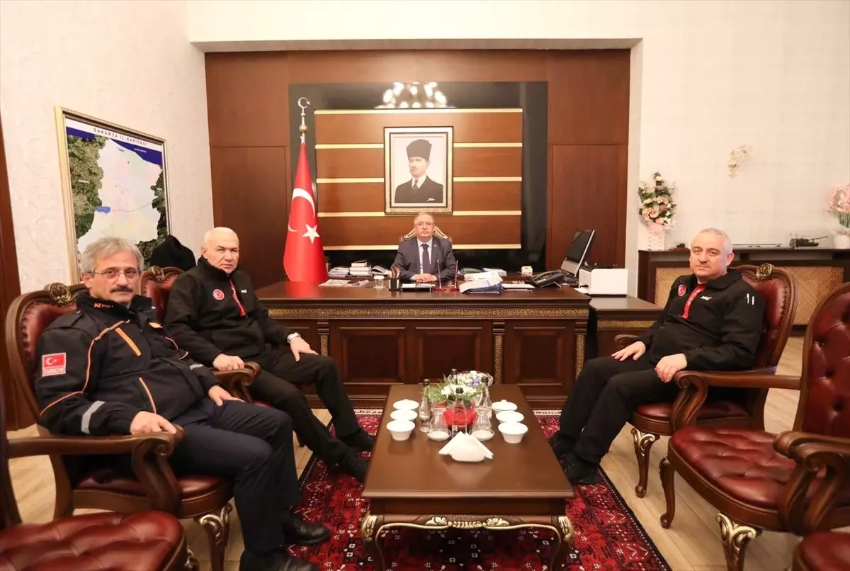 Vali Nayir, Afad Heyetini Ağırladı