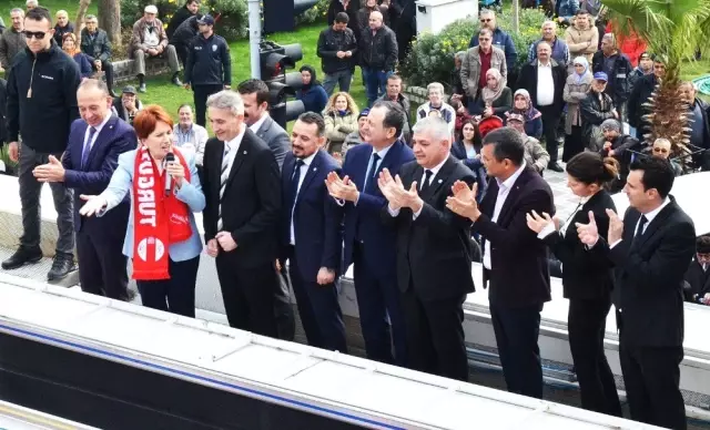 İyi Parti Genel Başkanı Akşener, Manisa'da