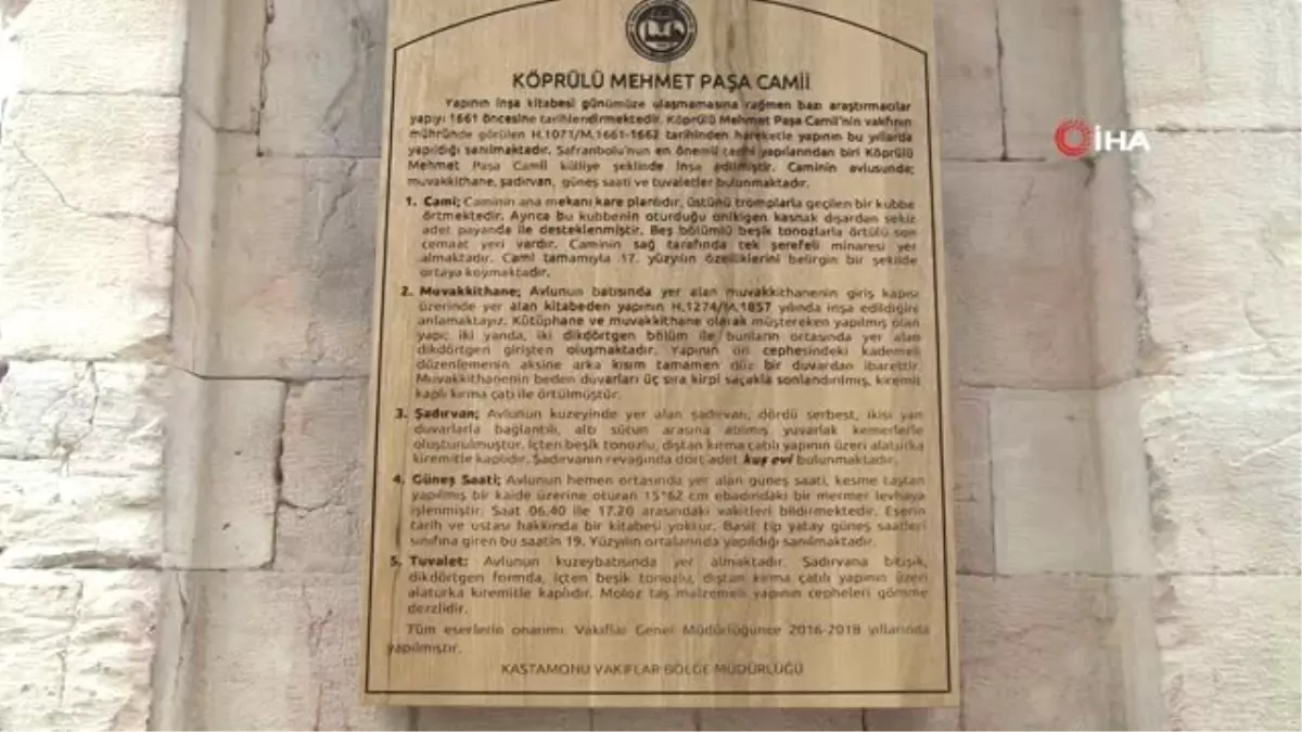 358 Yıllık Köprülü Mehmet Paşa Camii Yeniden İbadete Açıldı