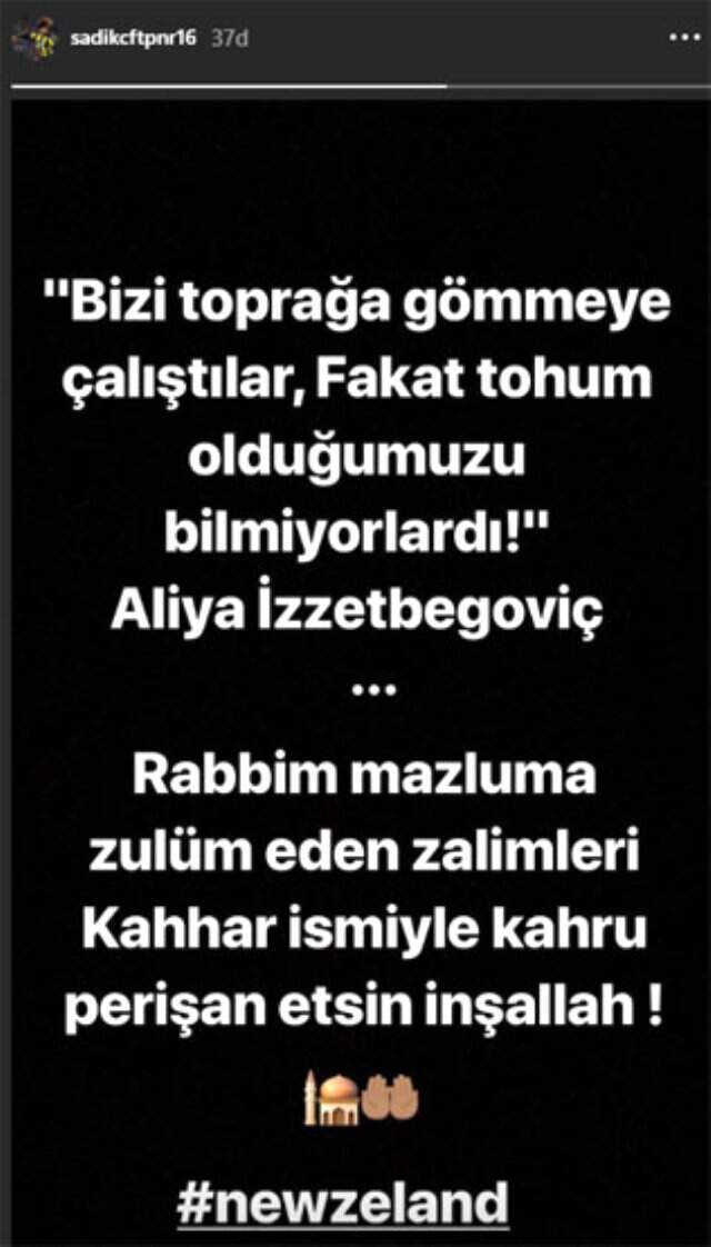 49 Kişinin Hayatını Kaybettiği Terör Saldırısına Futbol Dünyası Sessiz Kalmadı