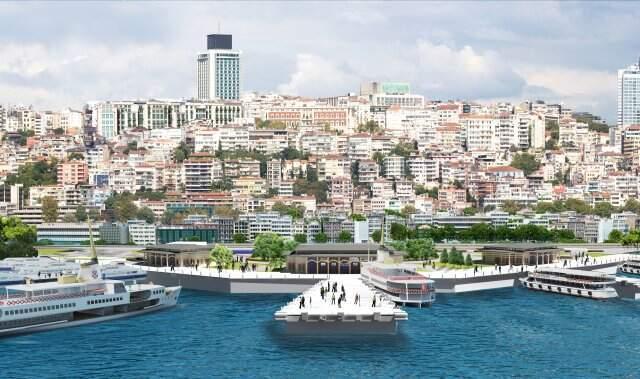 Kabataş Meydanı ve Transfer Merkezi Projesi'nin İlk Etabı Bugün Hizmete Başlıyor