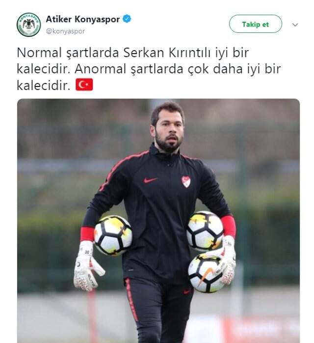 Konyaspor ve Rizespor'dan Milli Takım Göndermesi