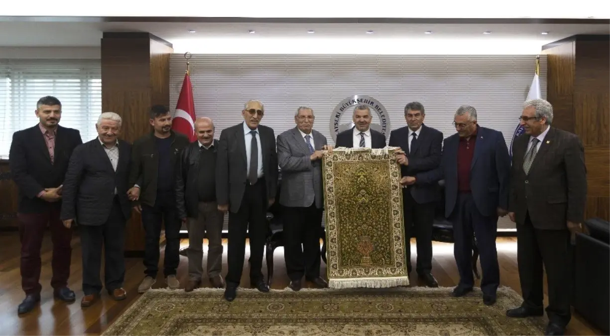 Şoförler ve Otomobilciler Odası Başkanı Ali Ateş ve Yönetimi Başkan Çelik'i Ziyaret Etti