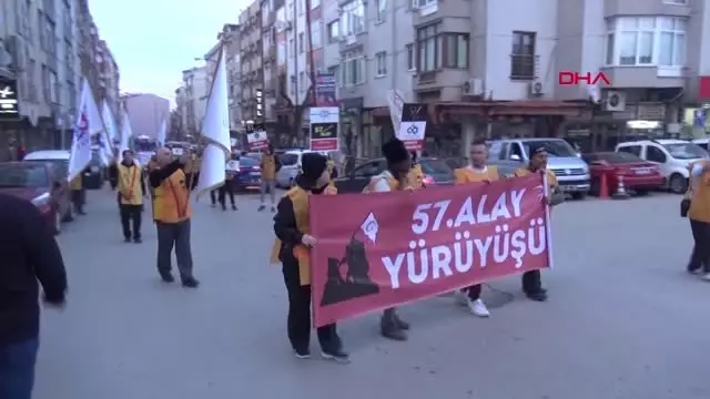 Edirne '57'nci Alay' Korteji, Edirne'ye Ulaştı Edirne '57'nci Alay' Korteji, Edirne'ye Ulaştı