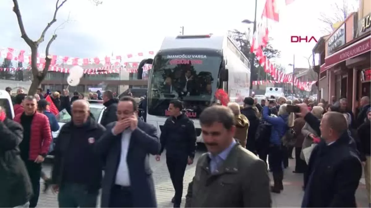 Ekrem İmamoğlu Seçim Çalışmalarını Şile'de Sürdürdü