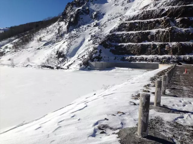 Giresun'da Gölette Sızıntı Nedeniyle Bölgedeki 12 Hane Boşaltıldı