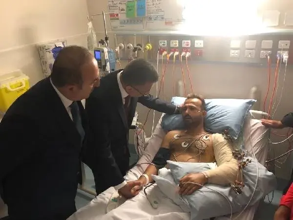 Oktay ve Çavuşoğlu, Yeni Zelanda Saldırında Yaralananları Ziyaret Etti