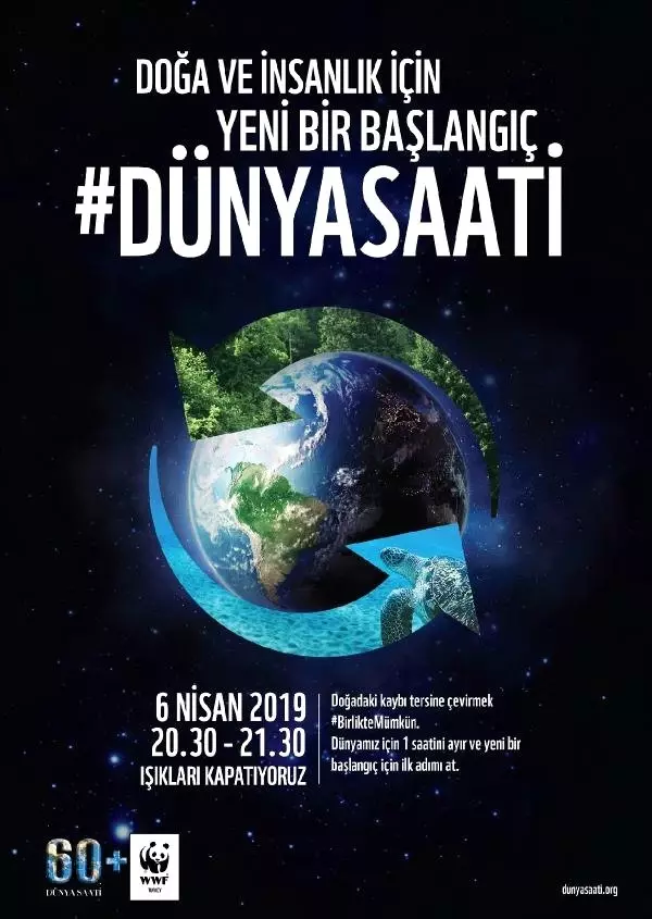 Dünya Saati'nde Işıklar 1 Saat Kapatılacak Dünya Saati'nde Işıklar 1 Saat Kapatılacak