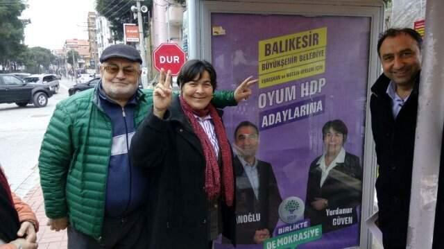 HDP Balıkesir Büyükşehir Belediye Eş Başkan Adayı Yurdanur Güven, Gözaltına Alındı