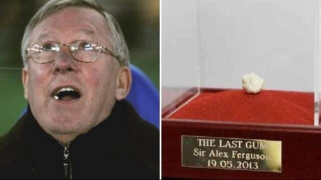 Sir Alex Ferguson'un Manchester United'ın Başında Çıktığı Son Maçta Çiğnediği Sakız, 390 Bin Pounda Satıldı
