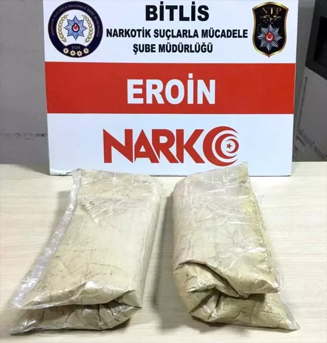 Bitlis'te Uyuşturucu Operasyonu