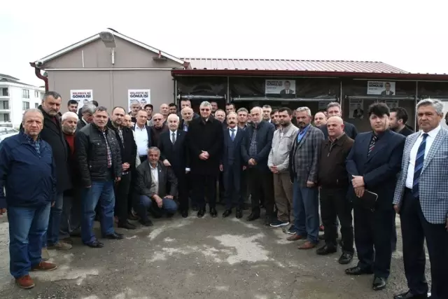 Başkan Adayı Yüce'den Dolmuş Durağına Ziyaret