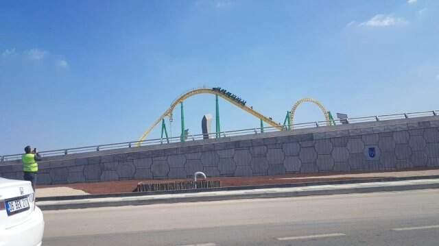 Ankapark'ta Rollercoaster Bozuldu, Vatandaşlar Raylardan Yürüyerek İndirildi