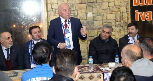 Başkan Sekmen Erzurumspor Taraftarlarıyla Buluştu Başkan Sekmen Erzurumspor Taraftarlarıyla Buluştu