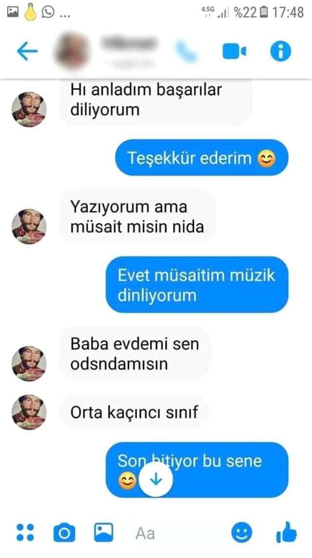 Kızına Cinsel İstismarda Bulunmaya Çalışan Sapığın Mesajlarını İfşa Etti