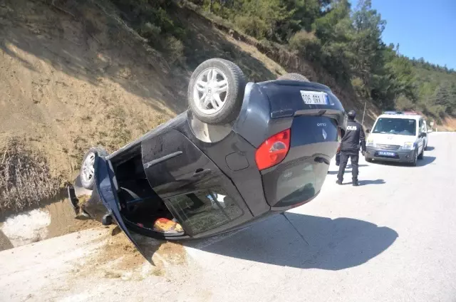 Takla Atan Araçtan Burnu Bile Kanadan Kurtuldu