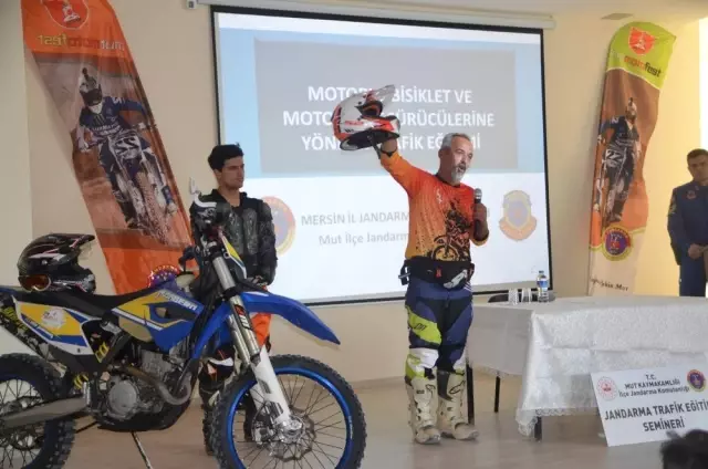Mut'ta Öğrencilere Motosiklet Kazalarının Nasıl Azaltılacağı Anlatıldı