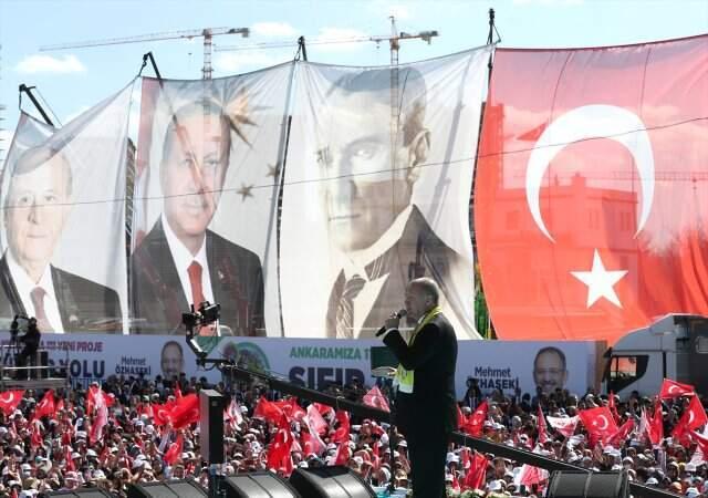 Son Dakika! Erdoğan ve Bahçeli'nin Ortak Ankara Mitingi Başladı! Canlı Aktarıyoruz