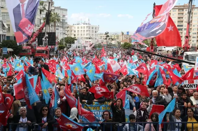 Akşener ve Uysal'dan Mersin'de Ortak Miting