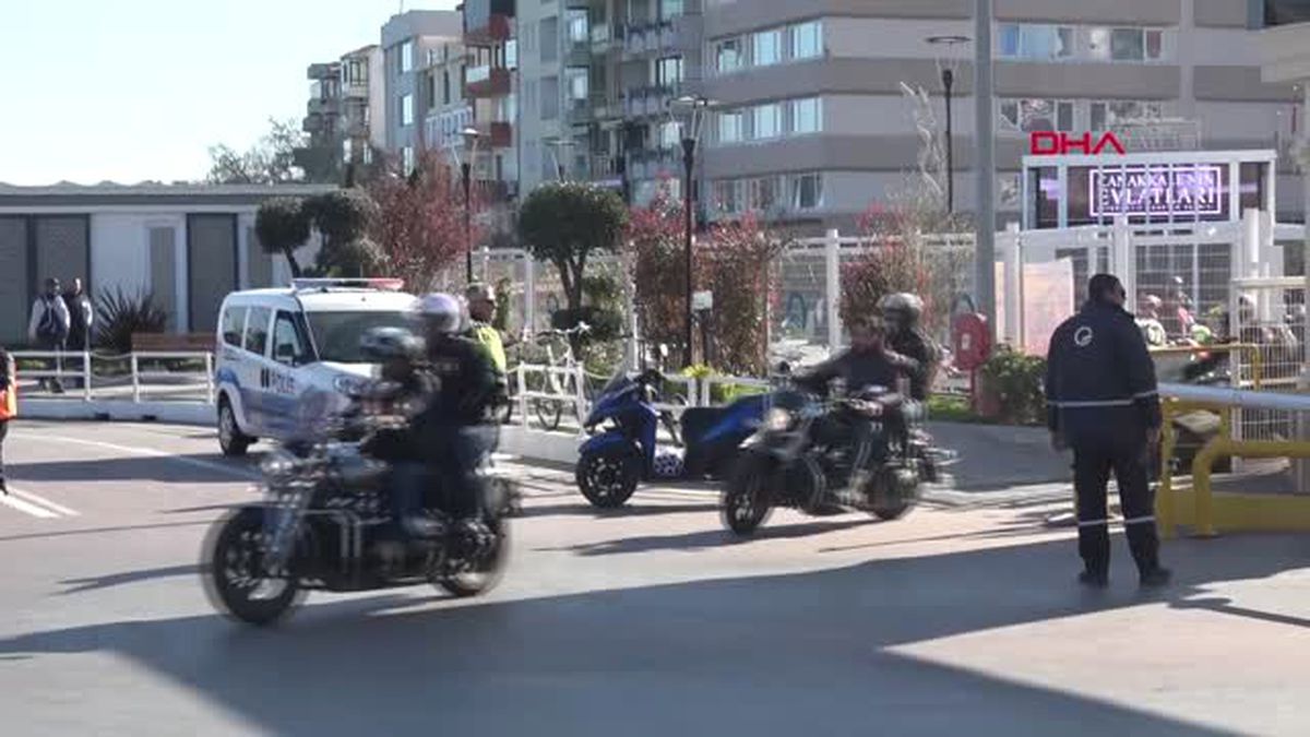 Çanakkale 3 Bin Motosikletliden 'Şehitlere Saygı Sürüşü'