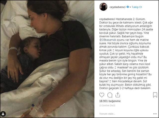 Güzel Oyuncu Ceyda Dümenci, Hastaneye Kaldırıldı!
