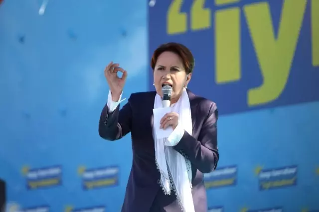 İyi Parti Genel Başkanı Akşener Mersin'de Konuştu