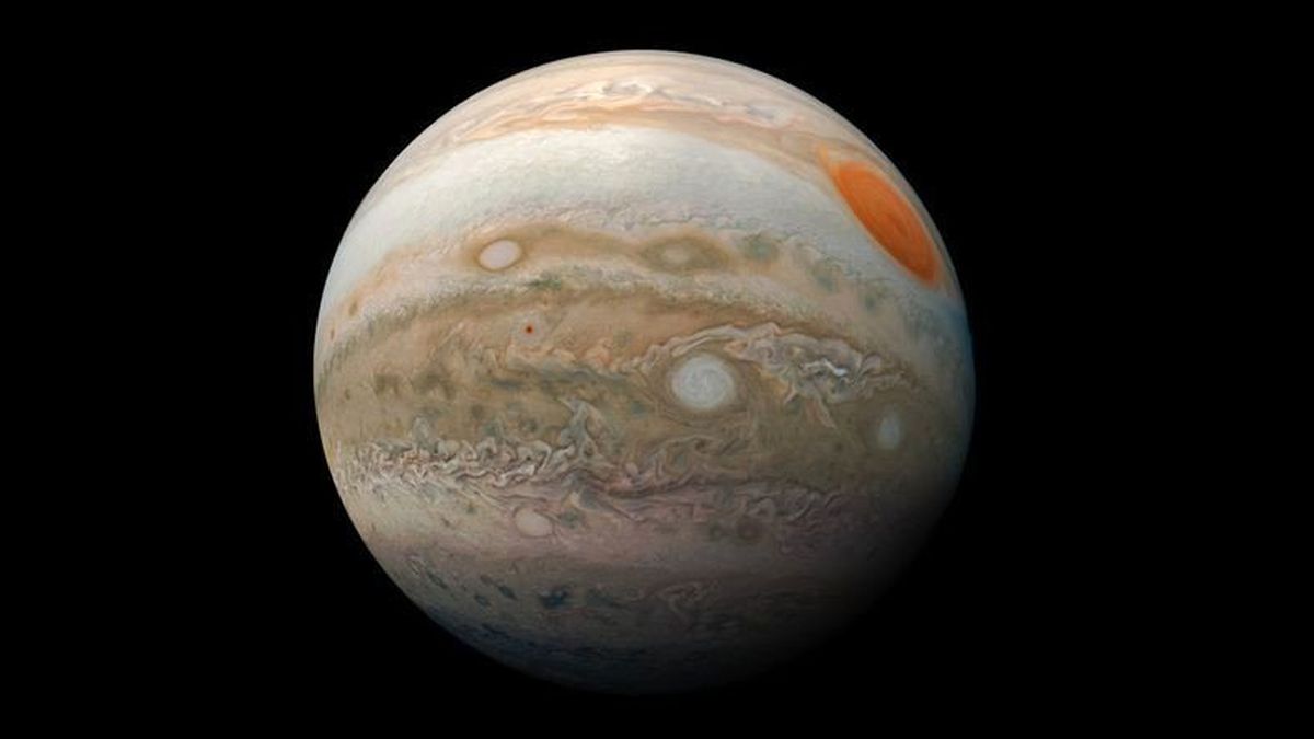 Uzay Aracı Juno'nun Dünya'ya Gönderdiği, Jüpiter'in İhtişamını Sergileyen Fotoğraf