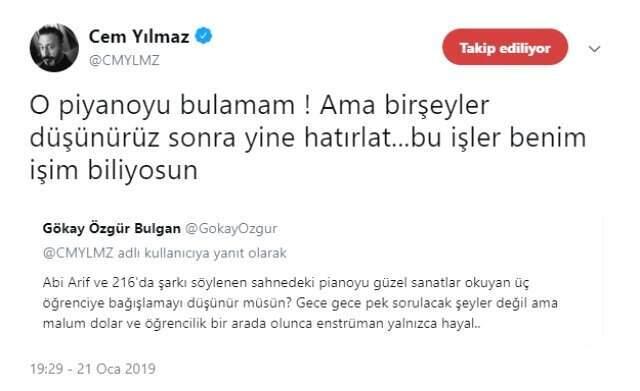 Cem Yılmaz'ın Piyano Gönderdiği Gençler, Komedyene İçin Şarkı Besteledi