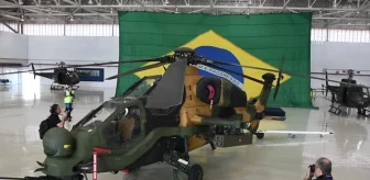 T129 Atak Helikopteri Brezilya'daki İlk Uçuş Gösterisini Yaptı - Sao