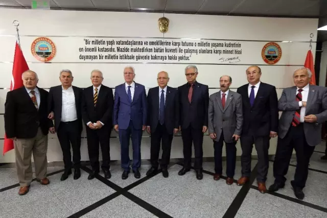 Başkan Yaşar'dan Türkiye Emekliler Derneğine Ziyaret