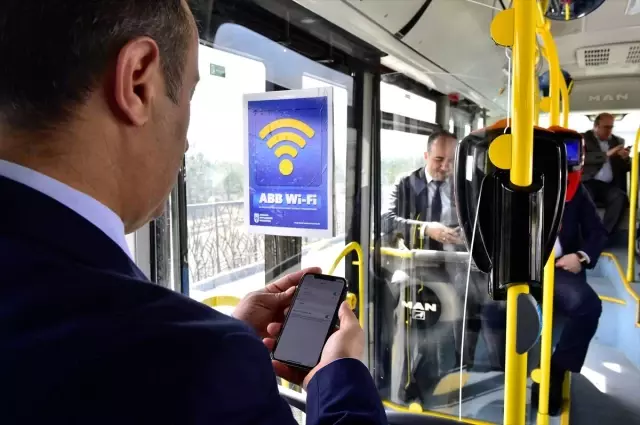 Ego Otobüslerinde Ücretsiz İnternet Ego Otobüslerinde Ücretsiz İnternet