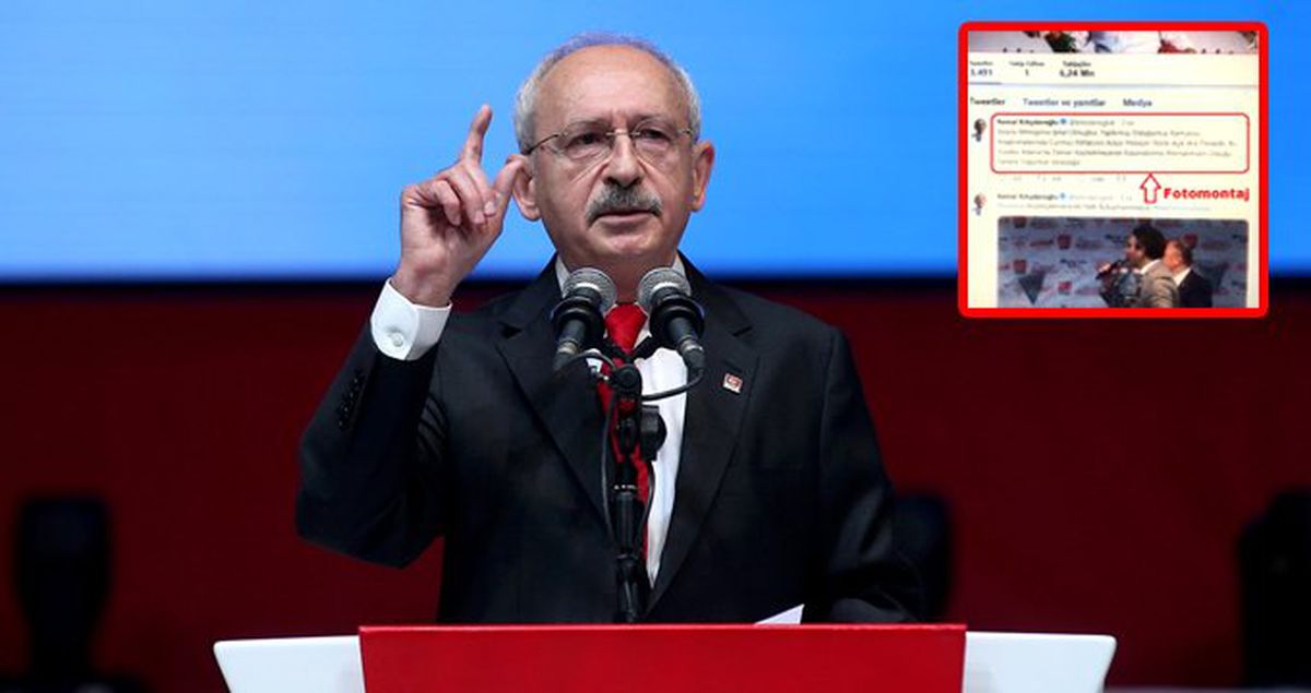 Kemal Kılıçdaroğlu, Resmi Hesabından Paylaşıp 'Fotomontaj' Dedi