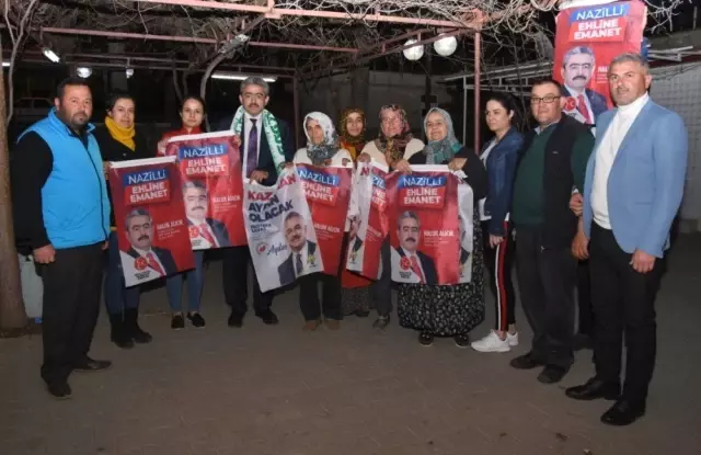 Haluk Alıcık, Arslanlı'da Vatandaşları Dinledi Haluk Alıcık, Arslanlı'da Vatandaşları Dinledi