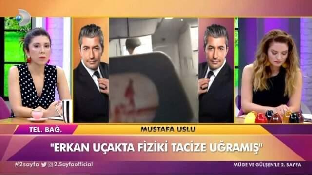 Yapımcı Mustafa Uslu: Erkan Petekkaya Uçakta Kadın Tarafından Tacize Uğradı