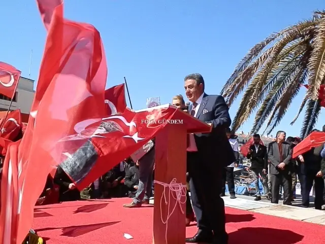 Cumhur İttifakı'nın Foça Başkan Adayı Serdar Mersin'den Son Miting Cumhur İttifakı'nın Foça Başkan Adayı Serdar Mersin'den Son Miting