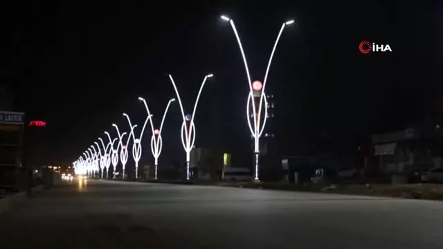 Silopi Belediyesi'nden Modern Işıklandırmalar ve Peyzaj Çalışmaları