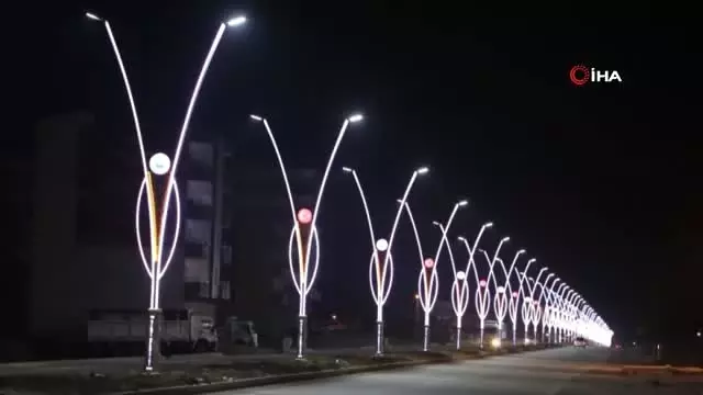 Silopi Belediyesi'nden Modern Işıklandırmalar ve Peyzaj Çalışmaları