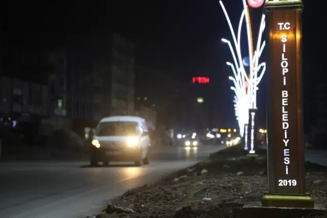 Silopi Belediyesinden Modern Işıklandırmalar ve Peyzaj Çalışmaları