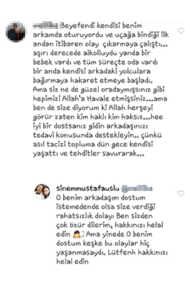 Yapımcı Mustafa Uslu, 'Erkan Petekkaya Uçakta Tacize Uğradı' Demişti, Bir Yolcu O Anları Anlattı