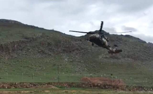 Jandarma Oy Pusulaları ve Görevlileri Askeri Helikopterle Taşıdı