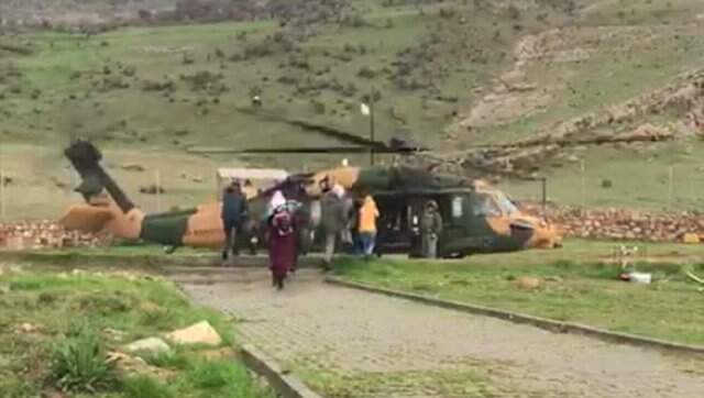 Jandarma Oy Pusulaları ve Görevlileri Askeri Helikopterle Taşıdı