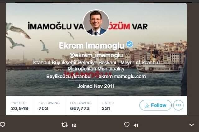 Ekrem İmamoğlu Biyografisini İstanbul Büyükşehir Belediye Başkanı Olarak Güncelledi