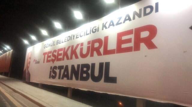 İmamoğlu'ndan, AK Parti'nin Teşekkür Pankartlarına Suç Duyurusu!