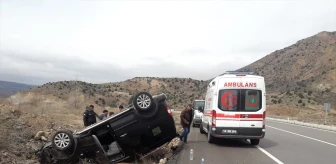 Koyulhisar'da Trafik Kazası: 1 Yaralı
